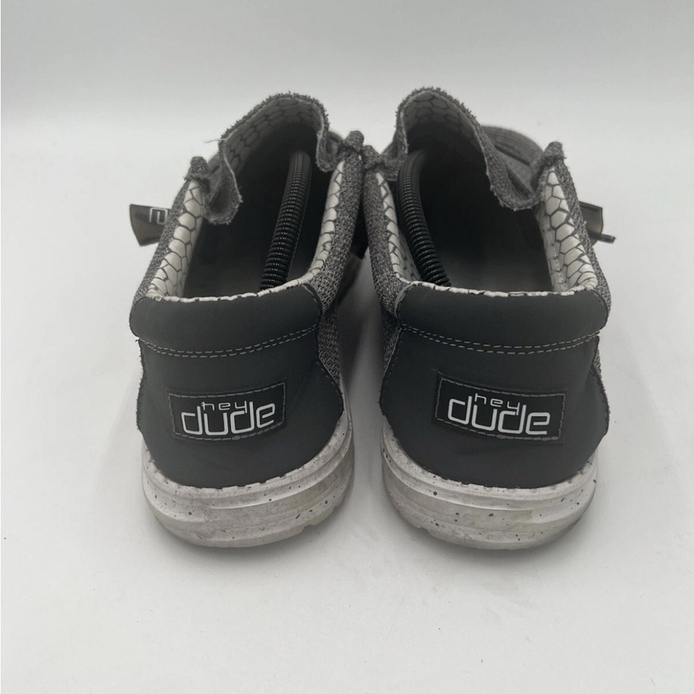 Hey Dude Men's Wally Lock Loafers Size 11 US Gray/Dark Gray - No Insoles - Picture 3 of 6